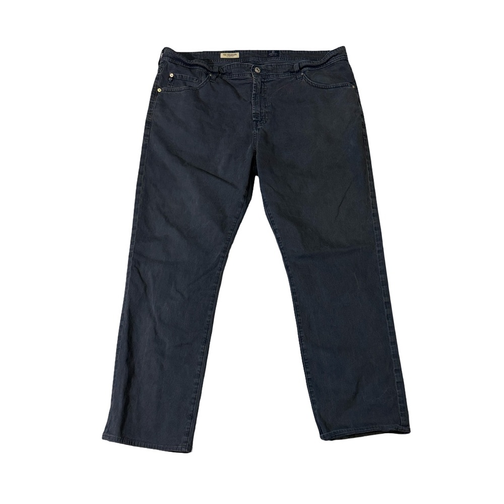 Adriano Goldschmied mens 40x34 navy blue graduate tailored leg denim jeans EUC